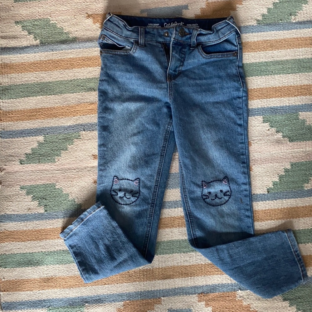 Cat and Jack Cat detail jeans